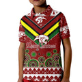 aboriginal-christmas-black-panther-with-santa-hat-kid-polo-shirt