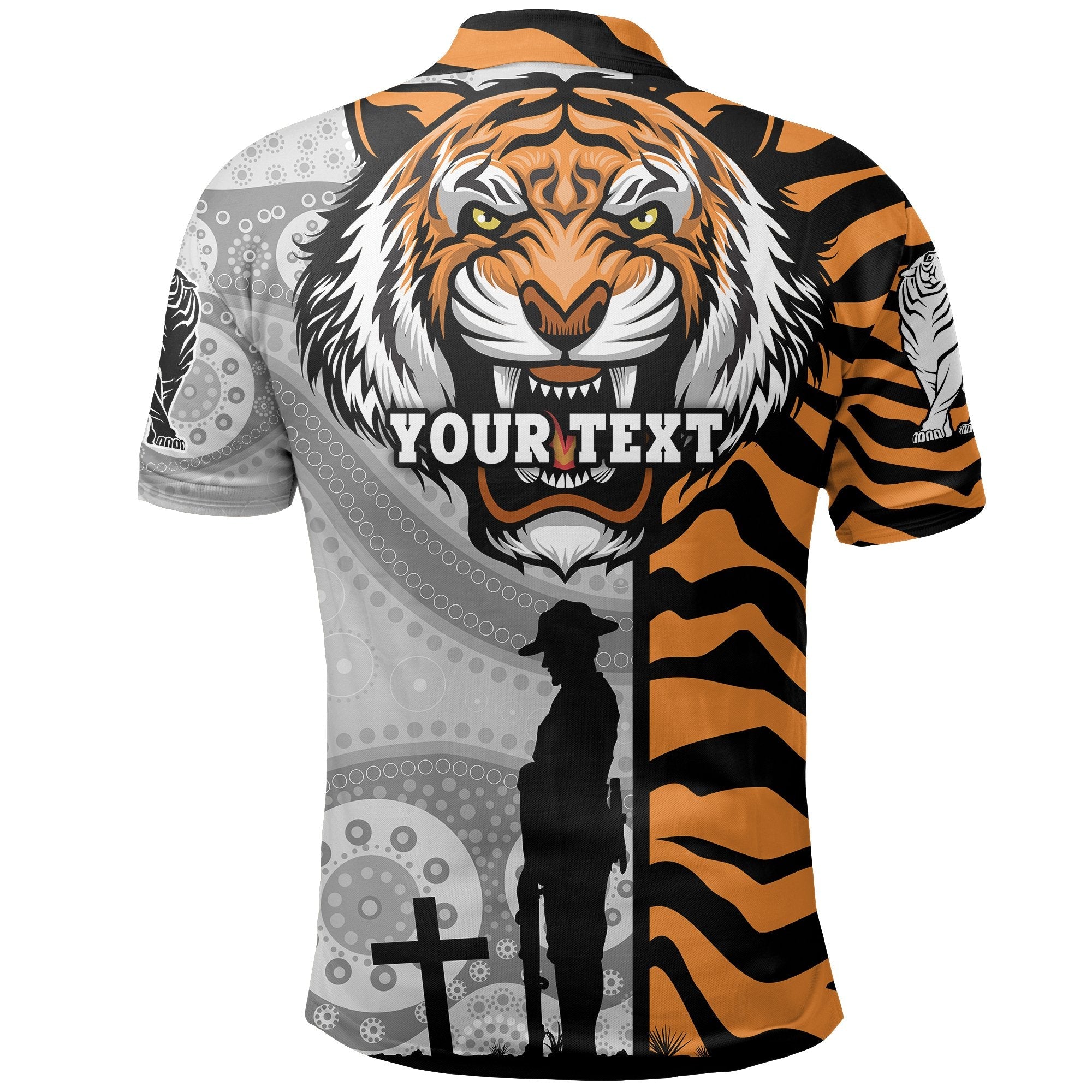 custom-personalised-tigers-polo-shirt-wests-anzac-day-tiger-skin-style