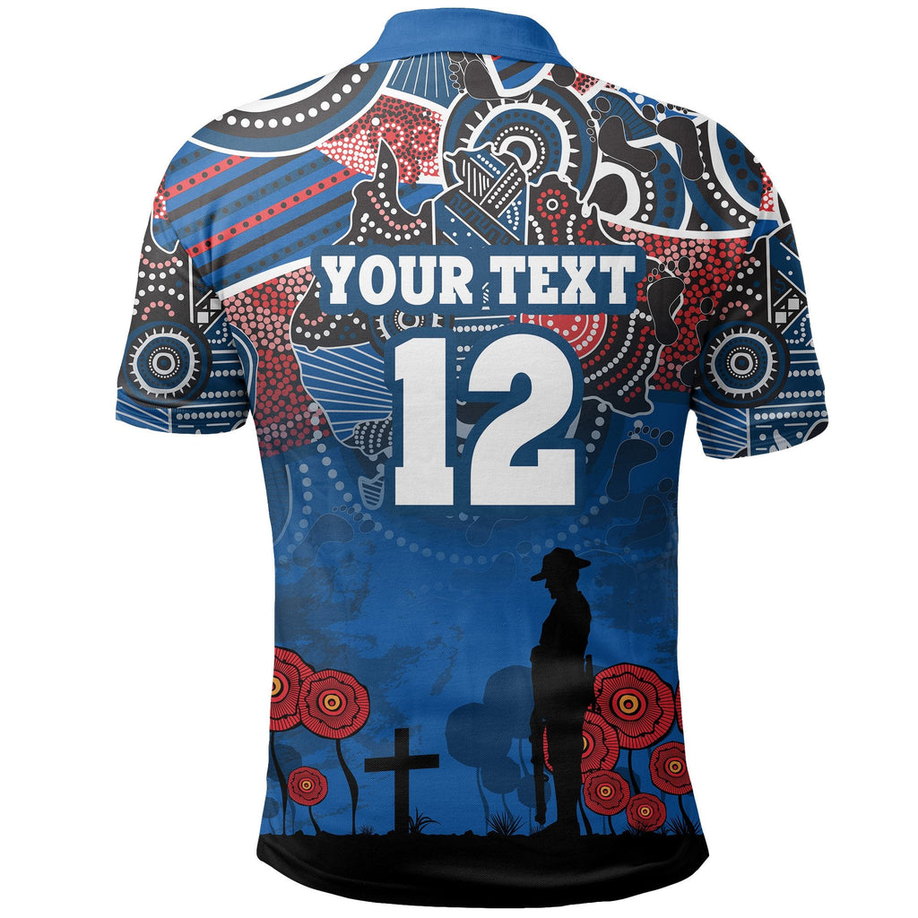custom-personalised-knights-polo-shirt-newcastle-anzac-day-aboriginal