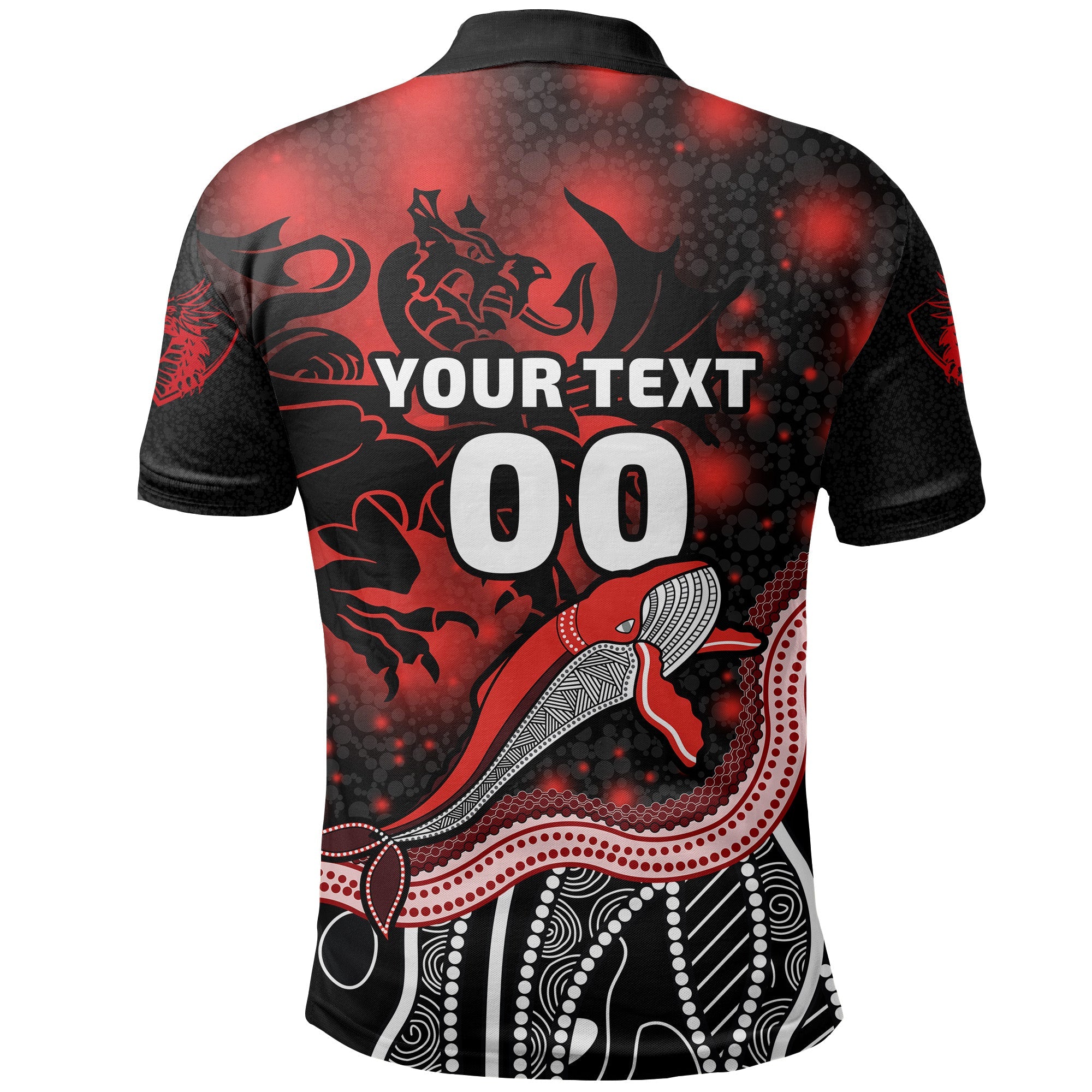 custom-personalised-dragons-polo-shirt-st-george-special-style