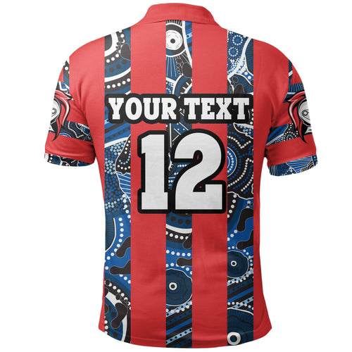 custom-personalised-knights-polo-shirt-newcastle-aboriginal-vertical-style