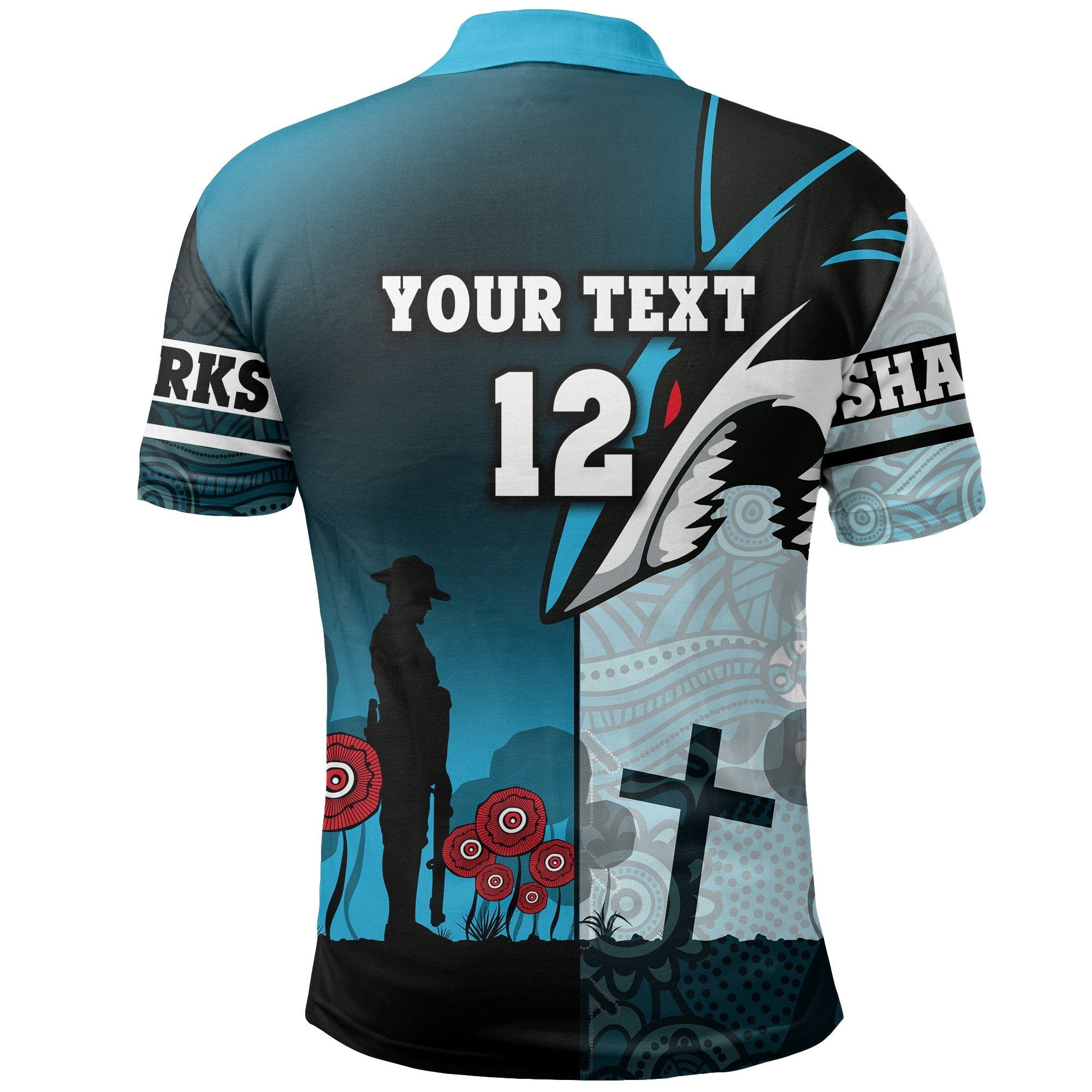 custom-personalised-sharks-polo-shirt-cronulla-anzac-day