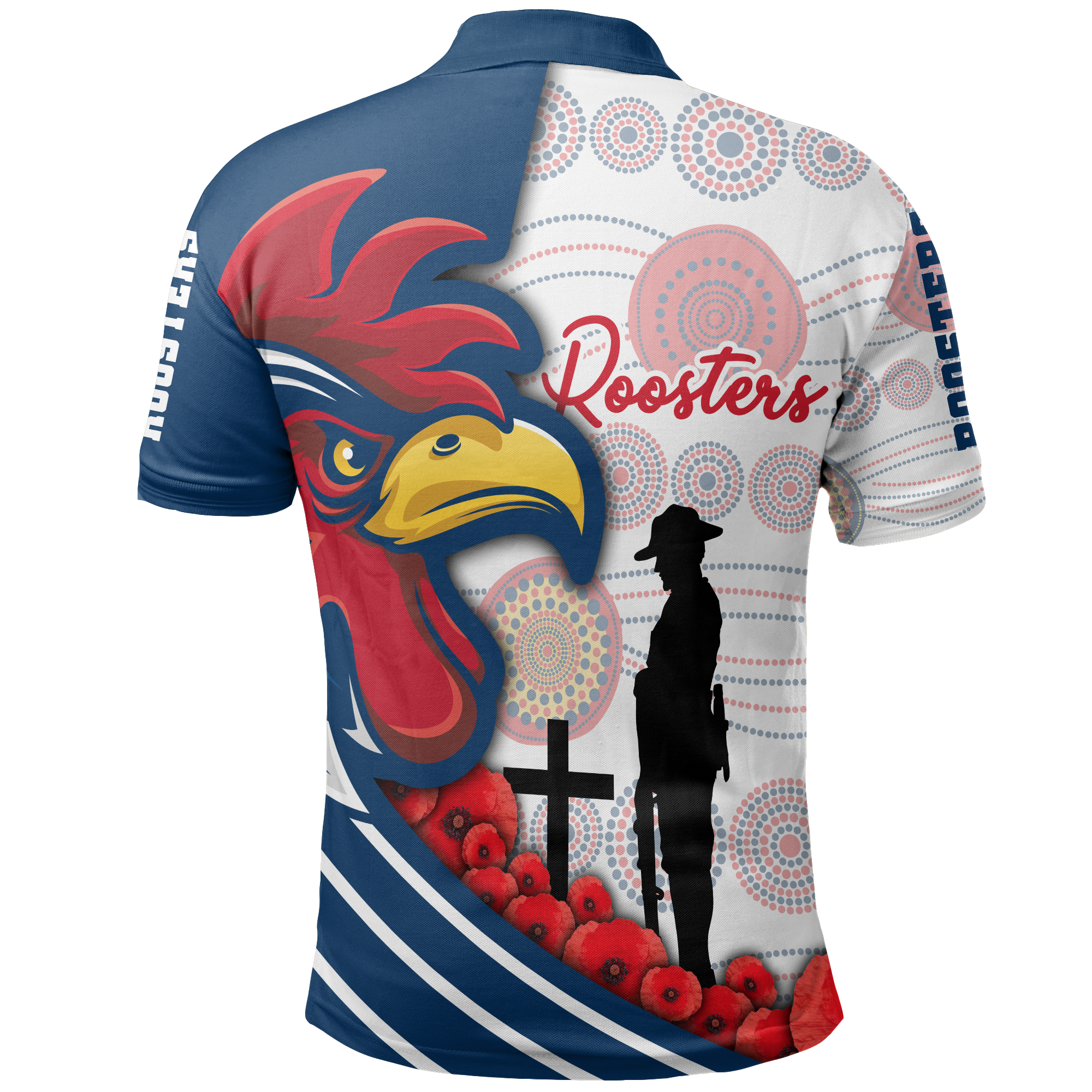 australia-roosters-polo-shirt-anzac-day-three-tiles-style