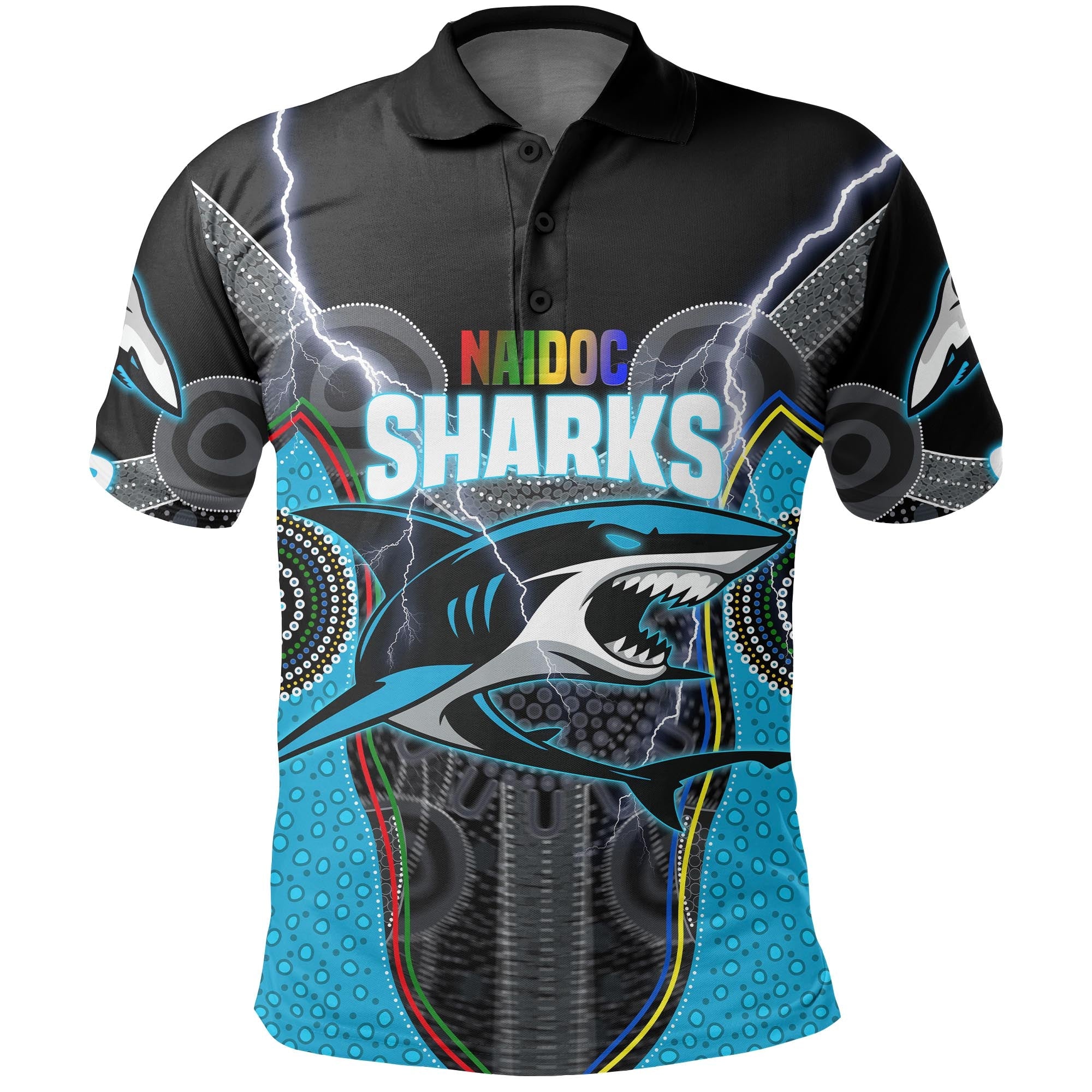 custom-personalised-cronulla-sutherland-sharks-polo-shirt-naidoc-week-special-style