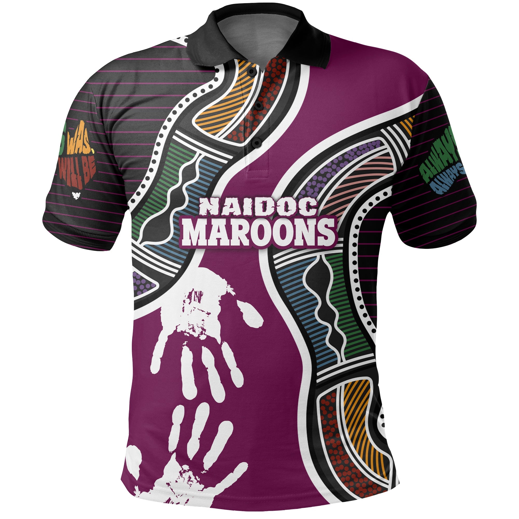 custom-personalised-queensland-naidoc-week-polo-shirt-maroons-aboriginal-sport-style