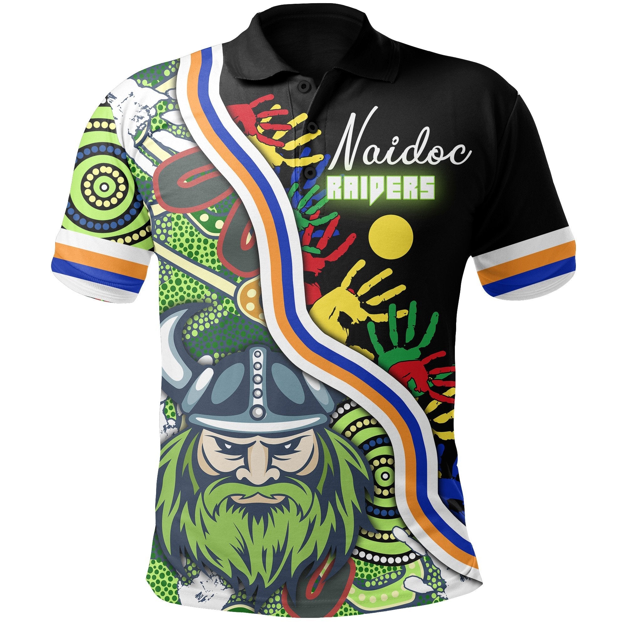 custom-personalised-raiders-naidoc-week-polo-shirt-canberra-indigenous-sport-style-1
