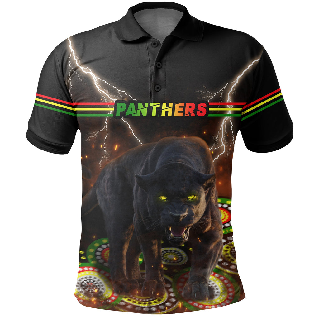 custom-personalised-panthers-black-polo-shirt-special-style