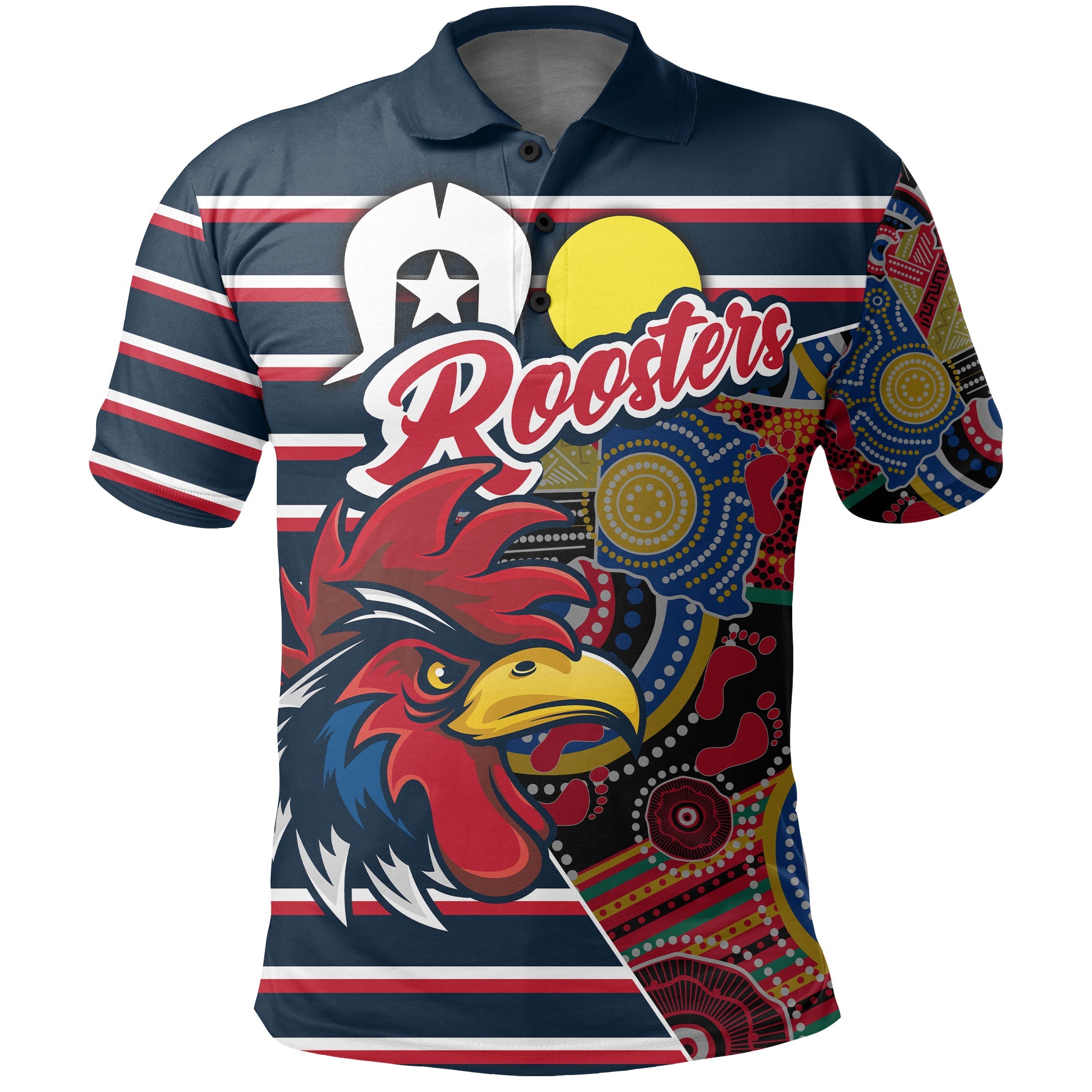 custom-personalised-australia-roosters-naidoc-week-polo-shirt-sport-style