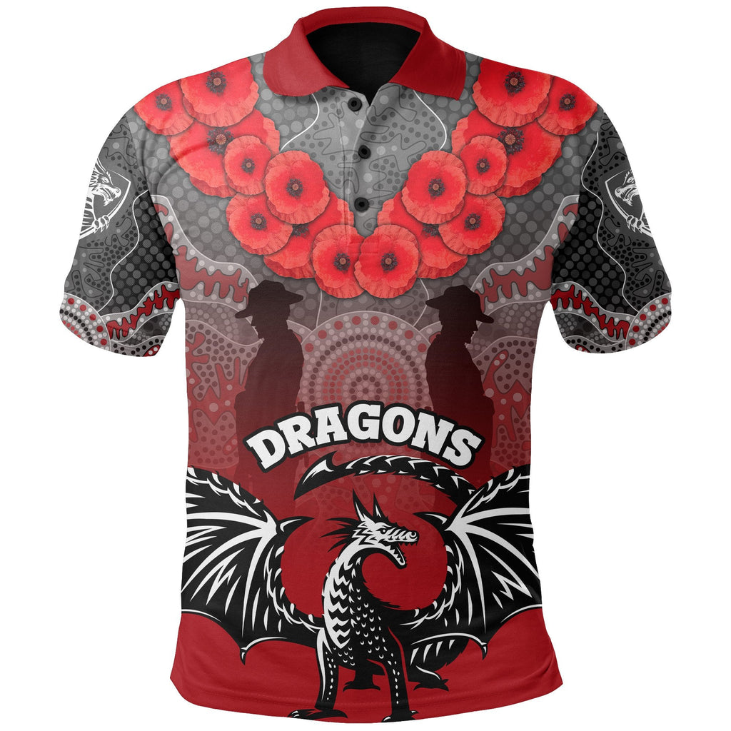 custom-personalised-dragons-polo-shirt-st-george-anzac-day