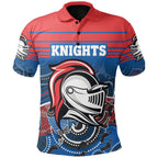 custom-personalised-knights-polo-shirt-newcastle-aboriginal-horizontal-style