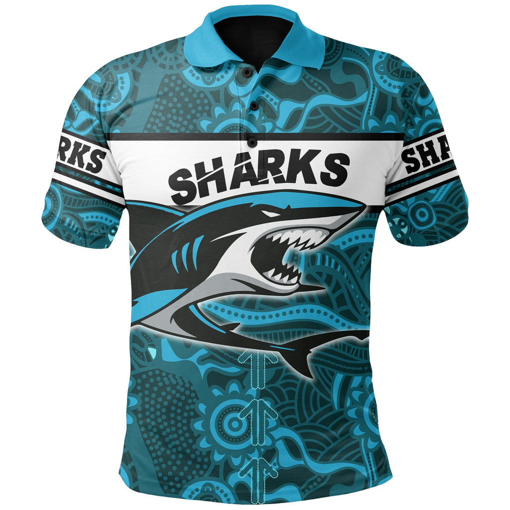 custom-personalised-sharks-polo-shirt-cronulla-aboriginal-power-style