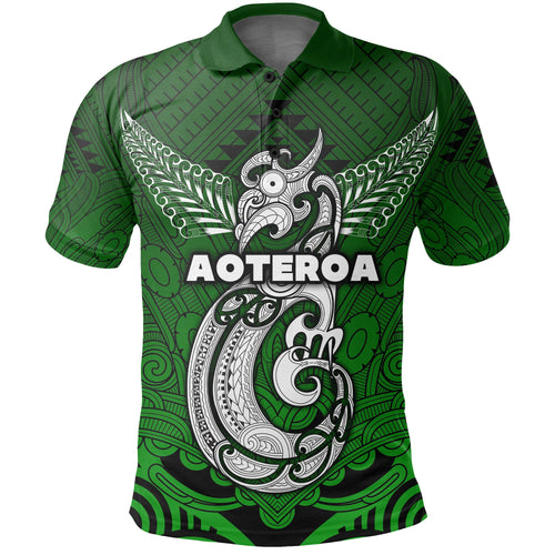 custom-personalised-maori-aotearoa-manania-polo-shirt-simple-sport-style-green
