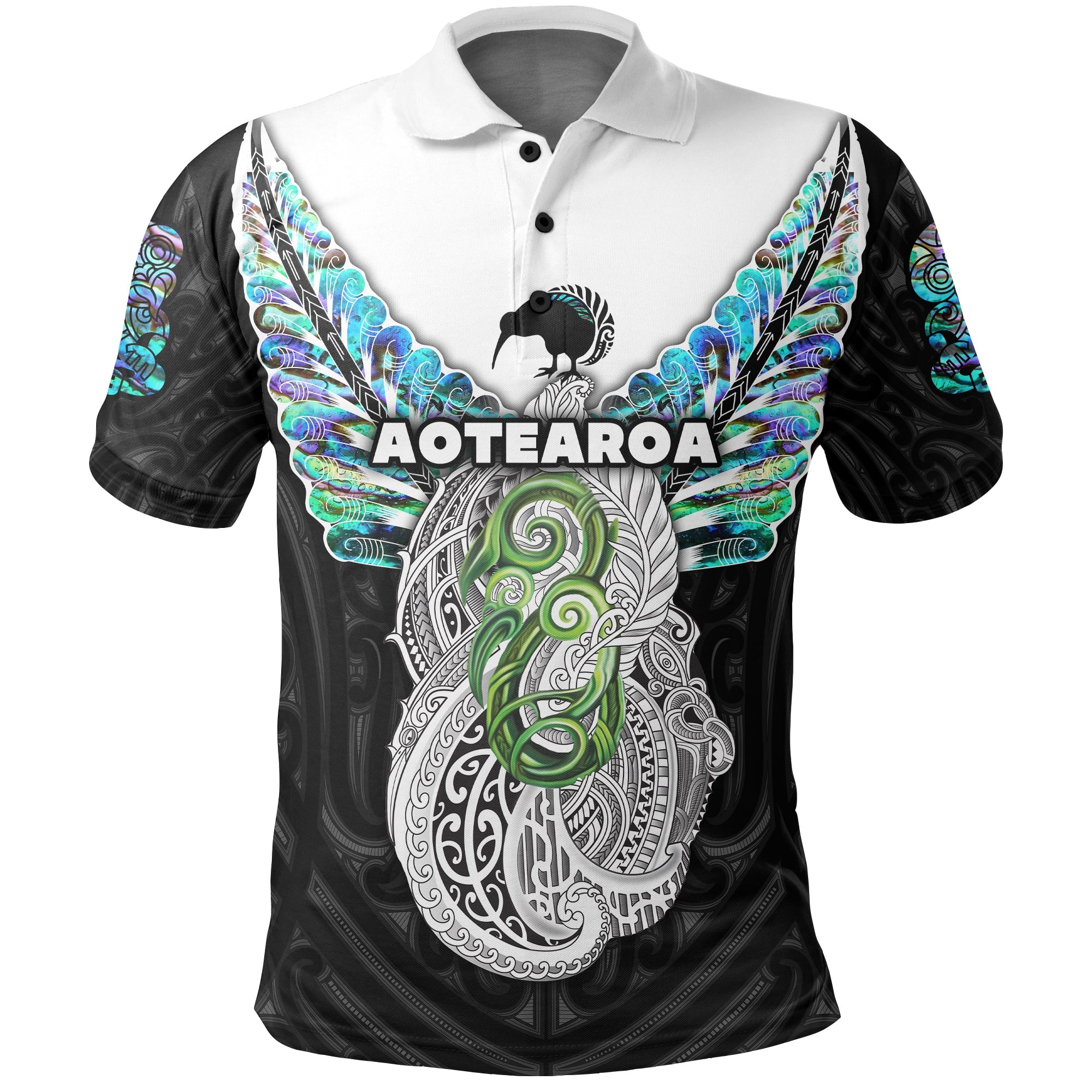 custom-personalised-maori-aotearoa-polo-shirt-new-zealand-simple-sport-style