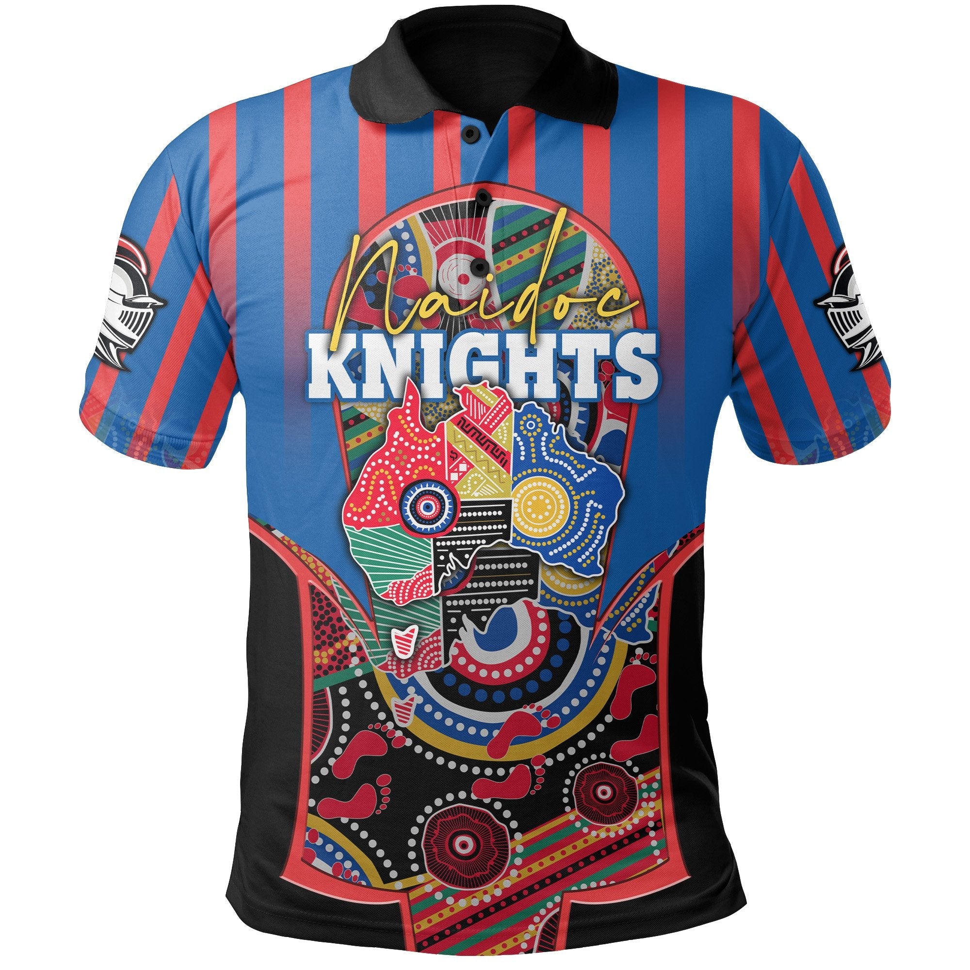 custom-personalised-knights-polo-shirt-newcastle-naidoc-week-aboriginal