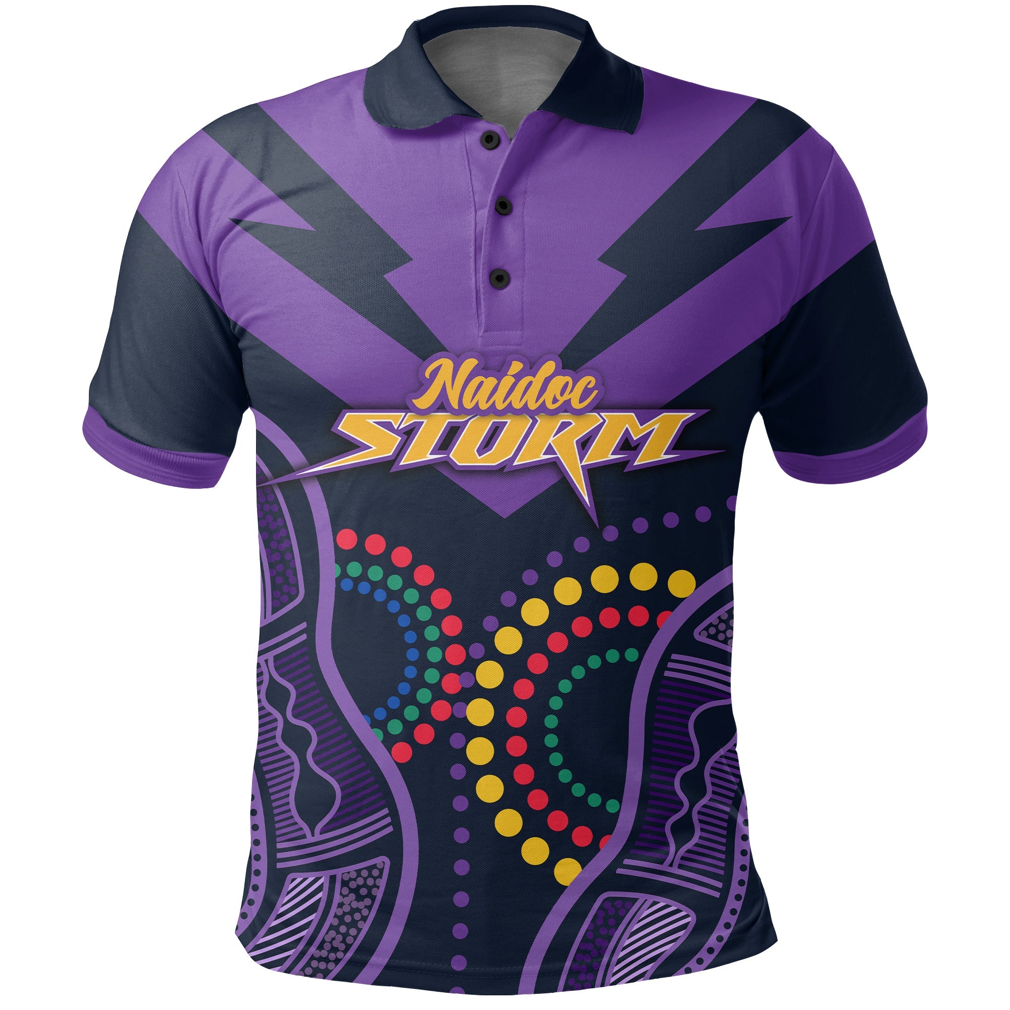 storm-naidoc-week-polo-shirt-aboriginal-simple-style