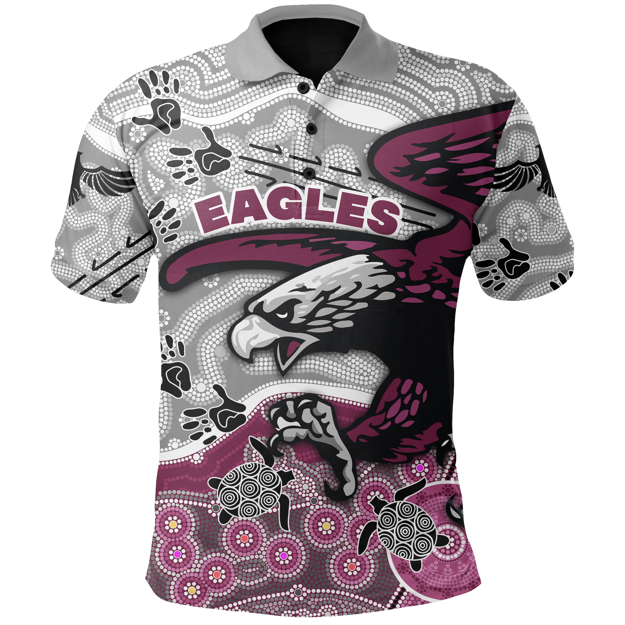 custom-personalised-sea-eagles-polo-shirt-aboriginal-style