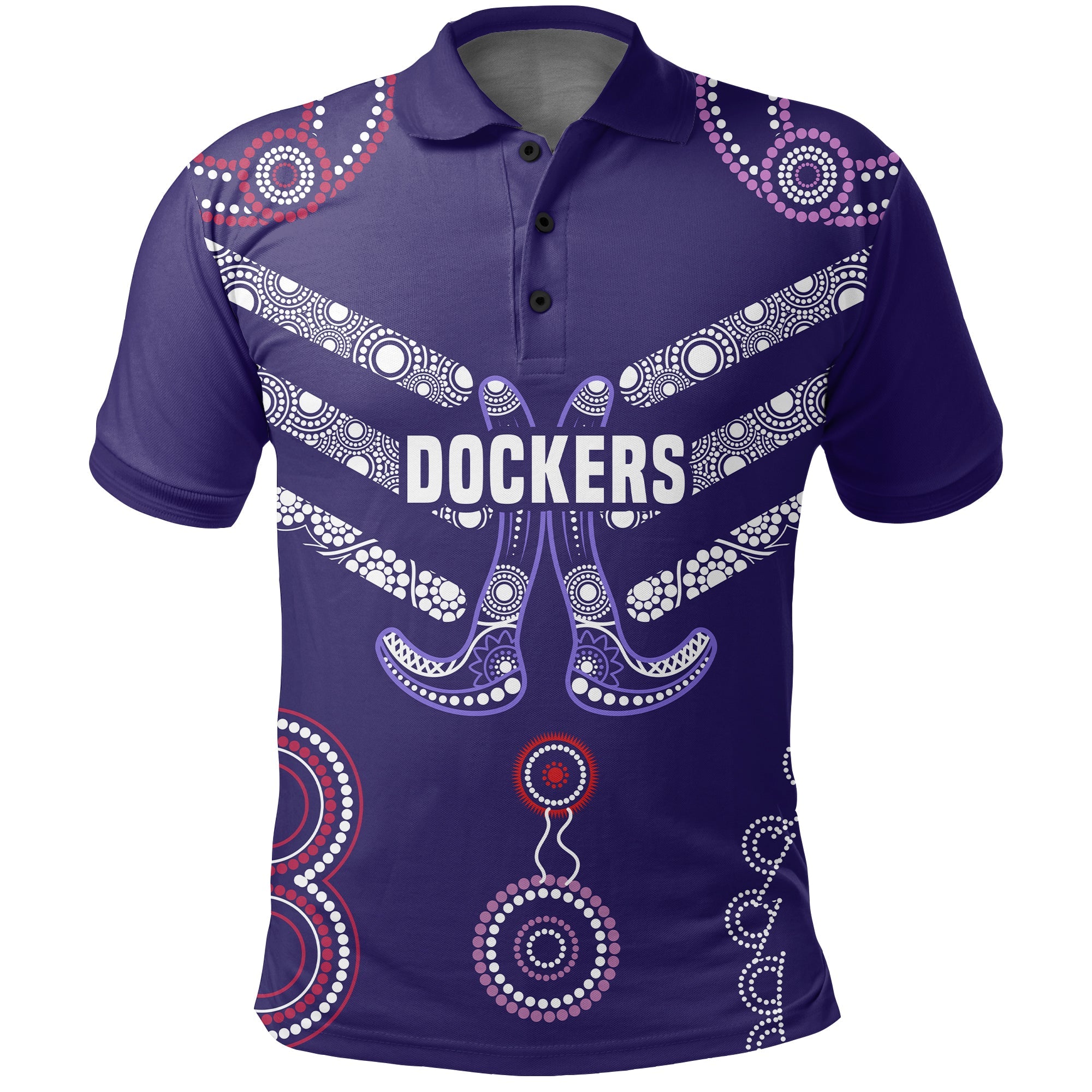 custom-personalised-dockers-polo-shirt-aboriginal-simple-style