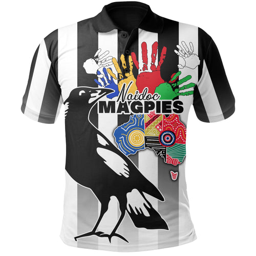 custom-personalised-magpies-naidoc-week-polo-shirt-collingwood-sport-map-style