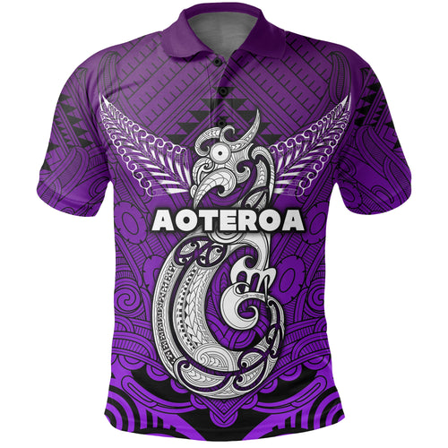 custom-personalised-maori-aotearoa-manania-polo-shirt-simple-sport-style-purple