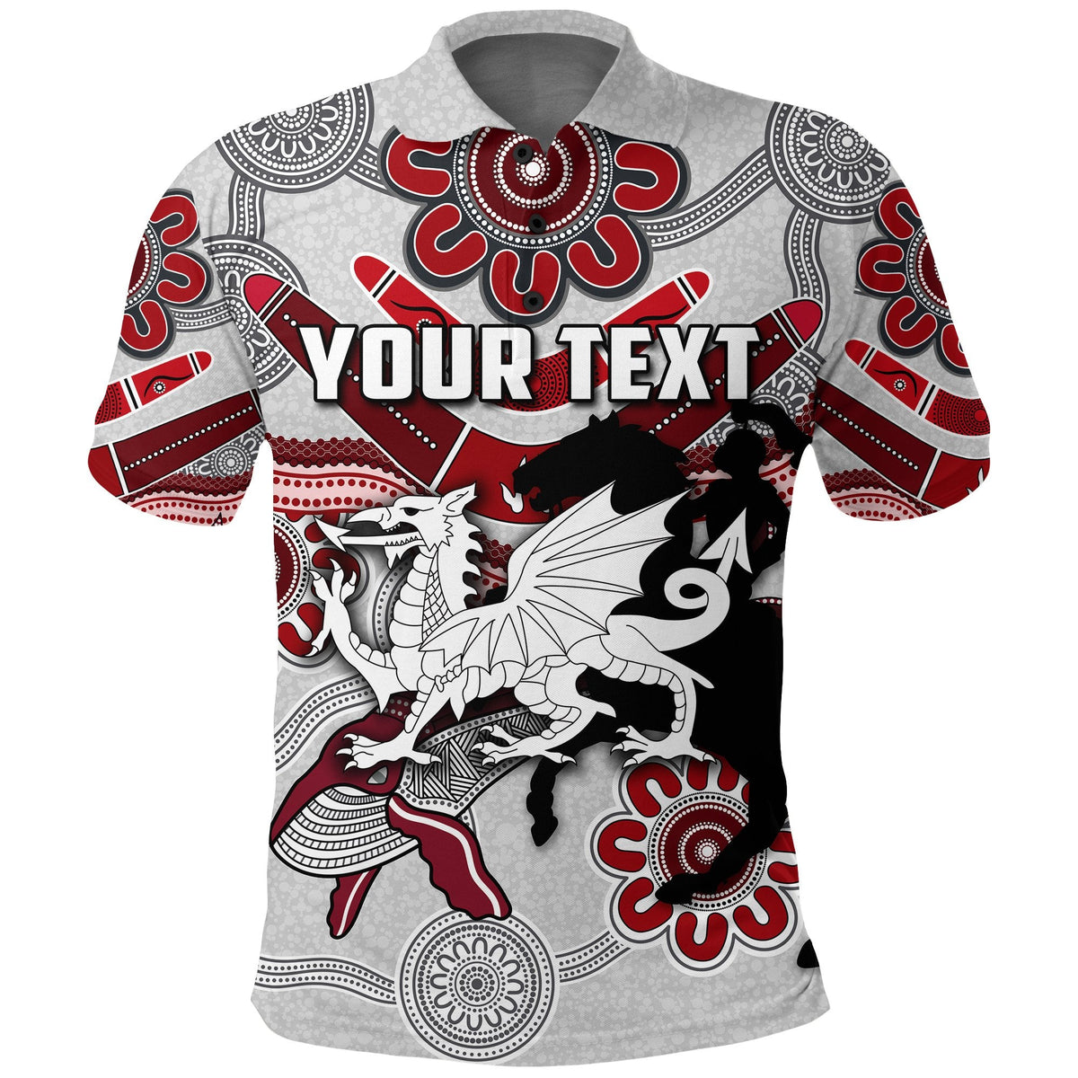 custom-personalised-dragons-polo-shirt-st-george-indigenous-white