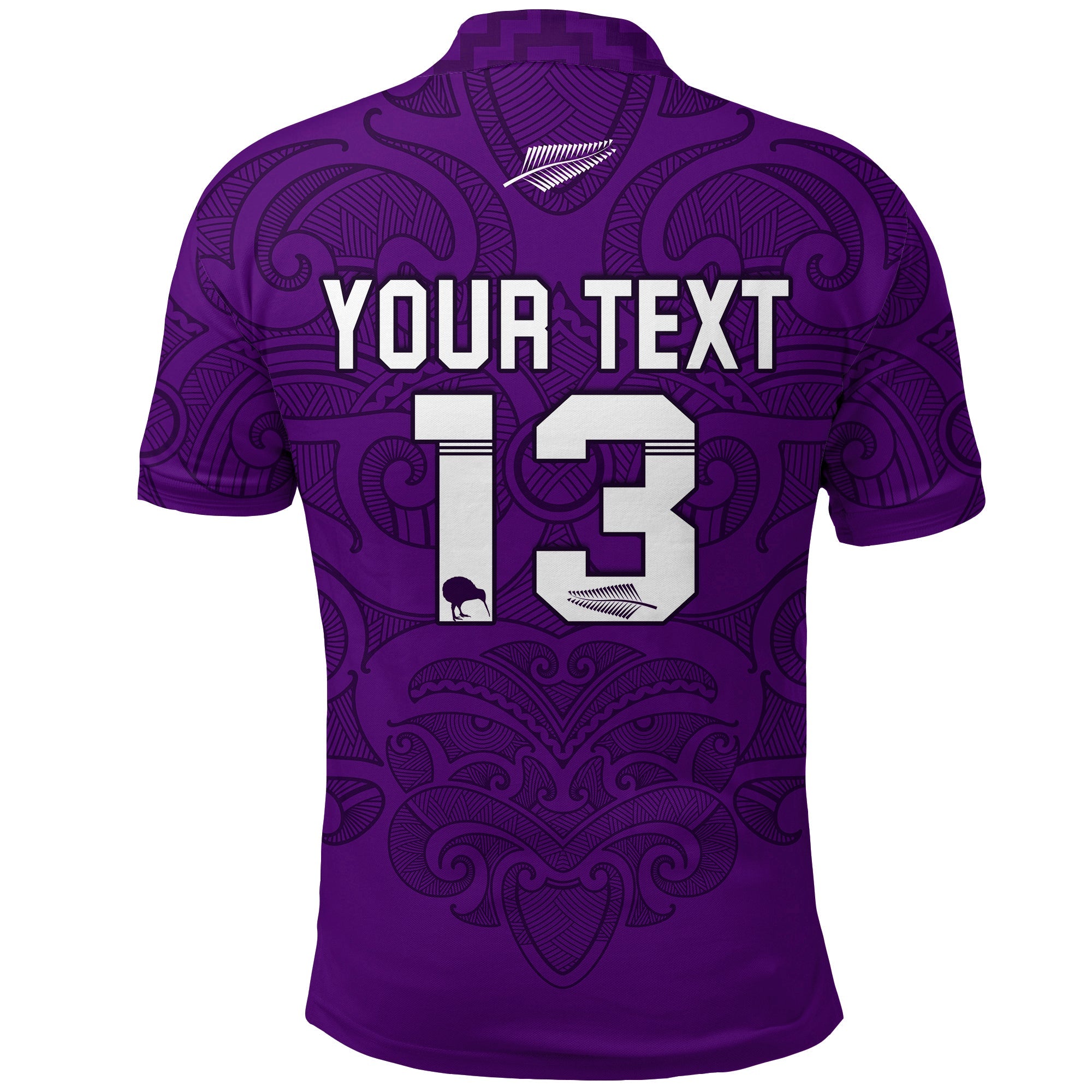 custom-personalised-maori-2021-polo-shirt-purple-aotearoa-tattoo-custom-text-and-number
