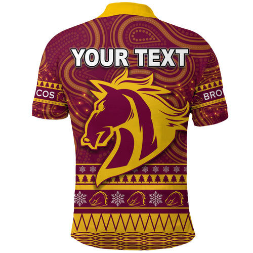 custom-personalised-broncos-christmas-polo-shirt-brisbane-indigenous