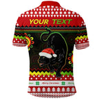 custom-personalised-panthers-christmas-polo-shirt-penrith-snow-mix-indigenous