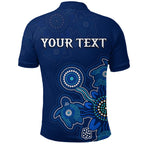 custom-personalised-aboriginal-dot-polo-shirt-turtles-victory