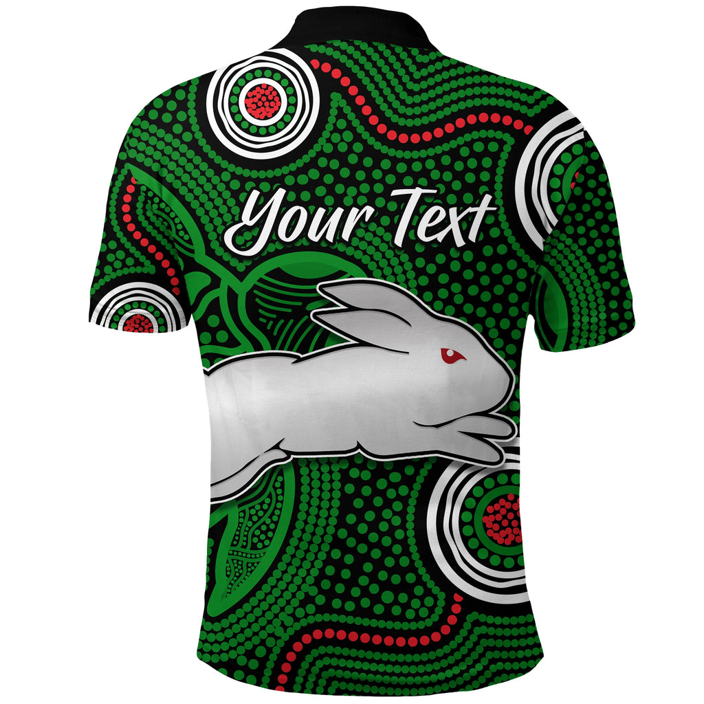 custom-personalised-rabbitohs-indigenous-polo-shirt-simple-green