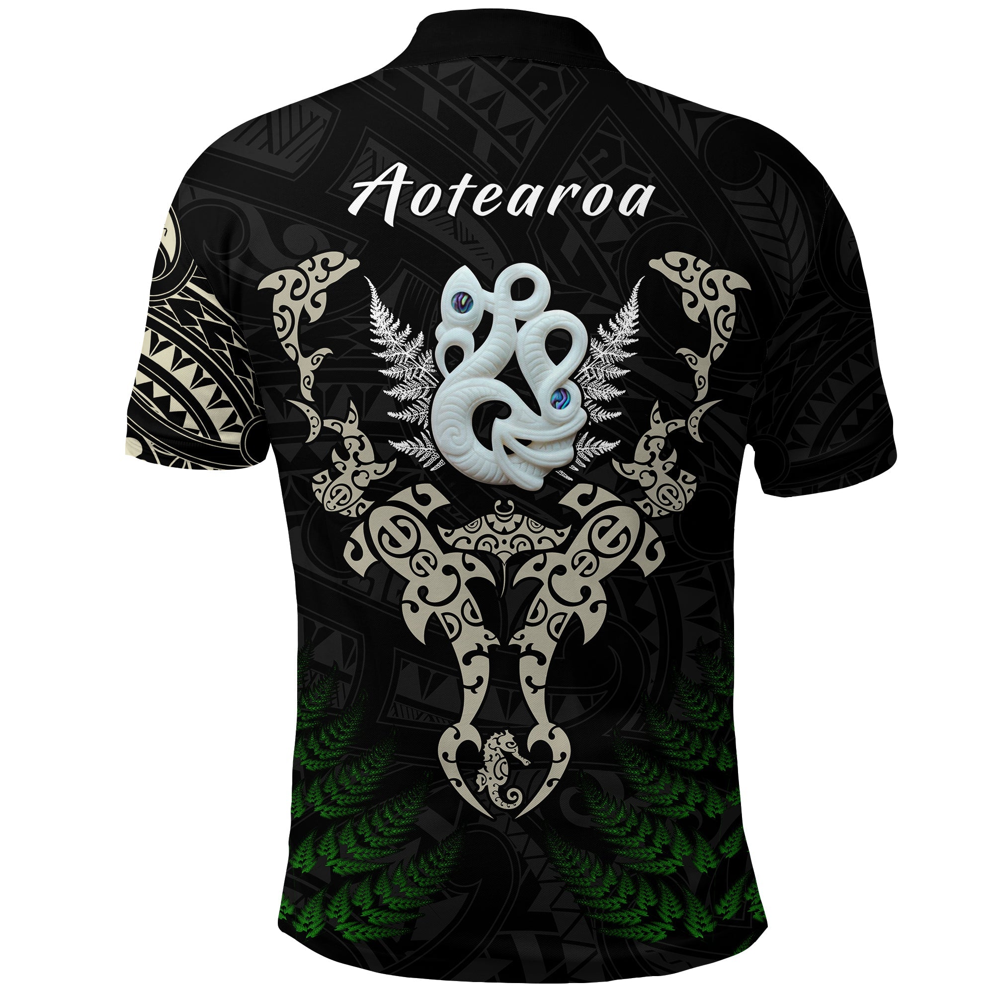 aotearoa-fern-polo-shirt-maori-manaia-and-fish