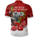 australia-koala-aboriginal-polo-shirt-merry-christmas