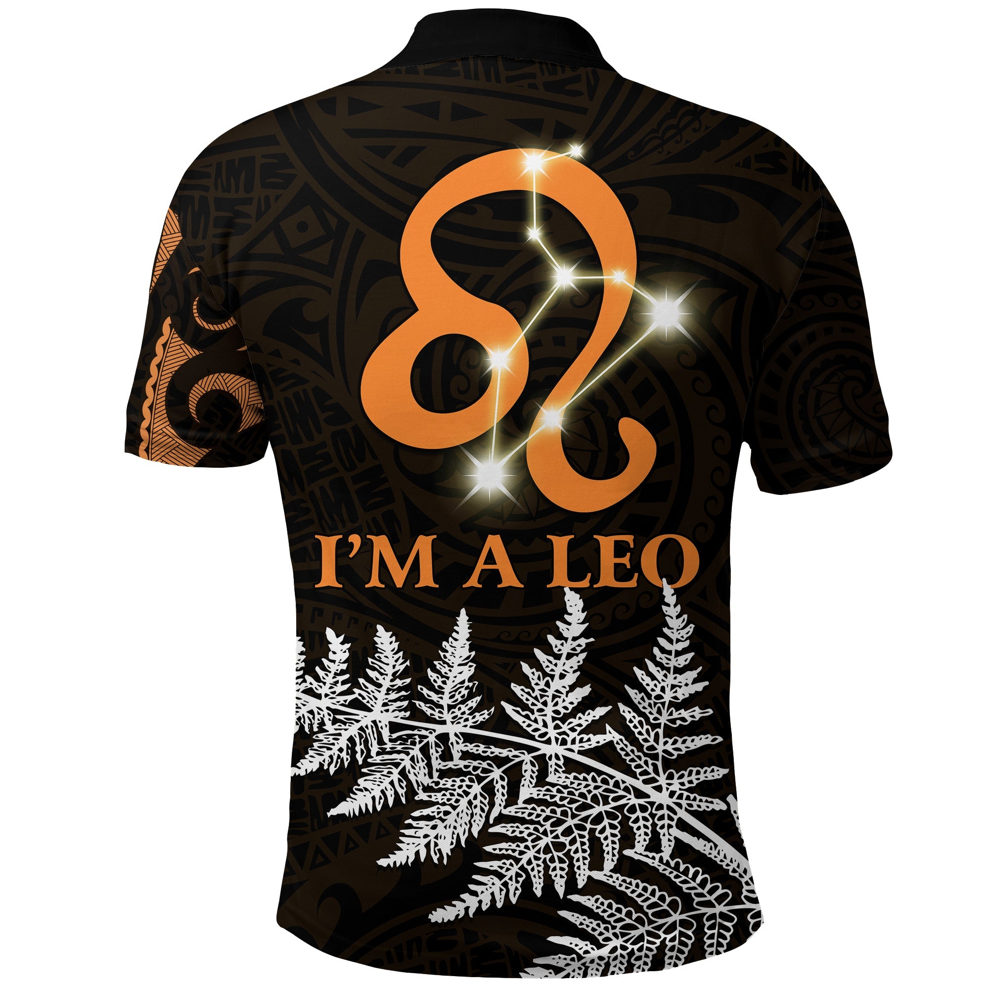 leo-zodiac-style-maori-polo-shirt-orange-lion
