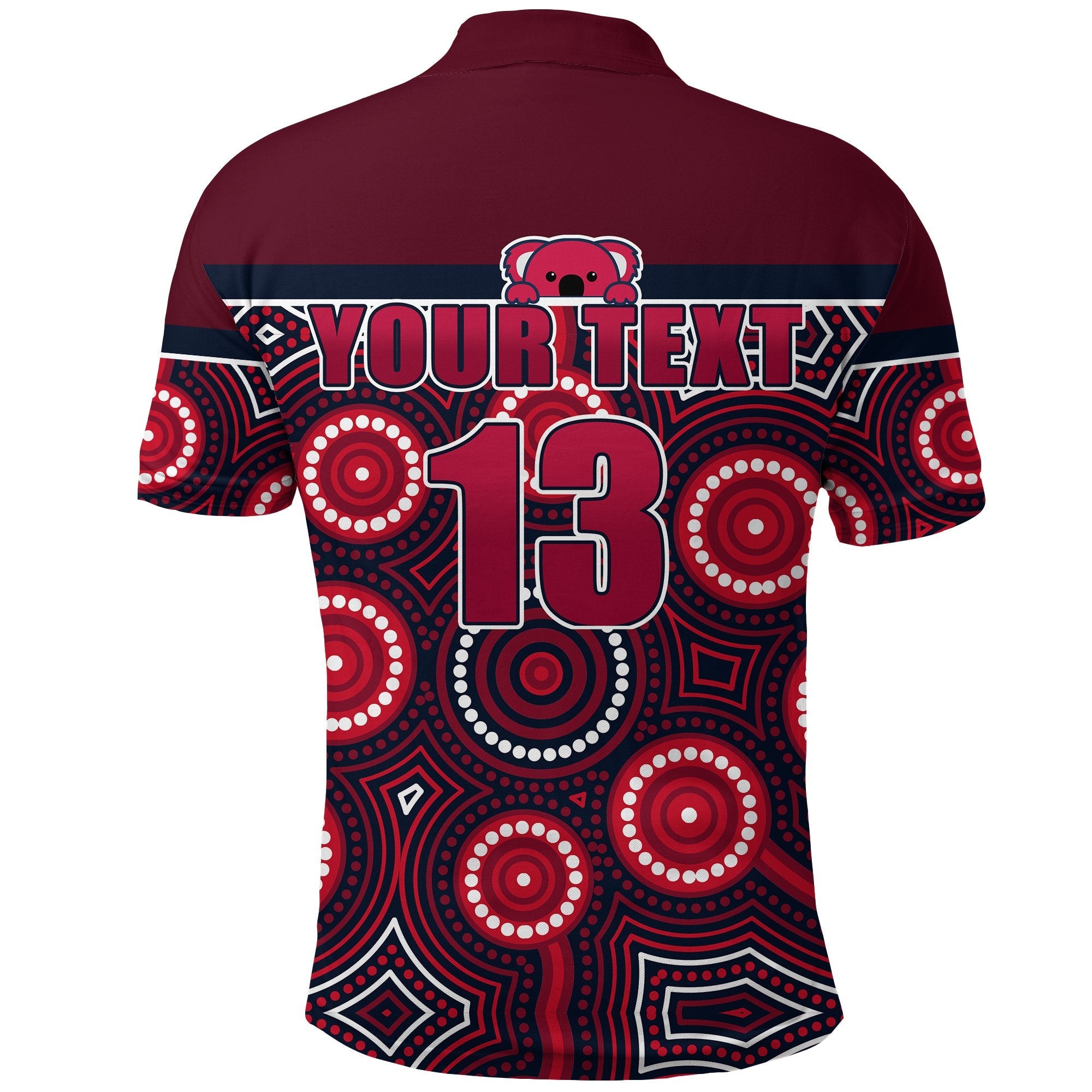 custom-personalised-reds-rugby-australian-polo-shirt-simple-indigenous-queensland-custom-text-and-number