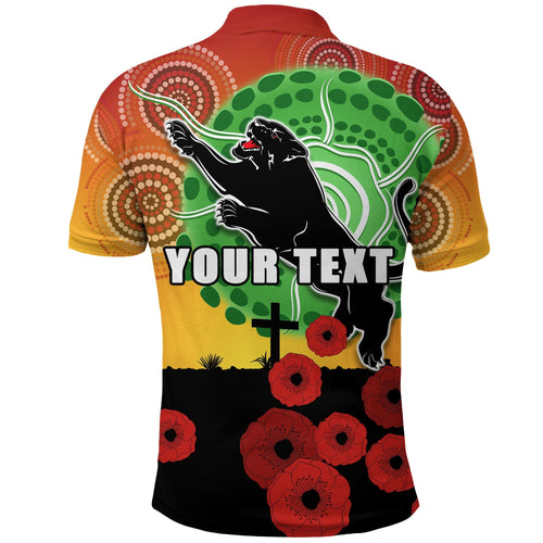 custom-personalised-panthers-anzac-day-polo-shirt-mix-indigenous-lest-we-forget