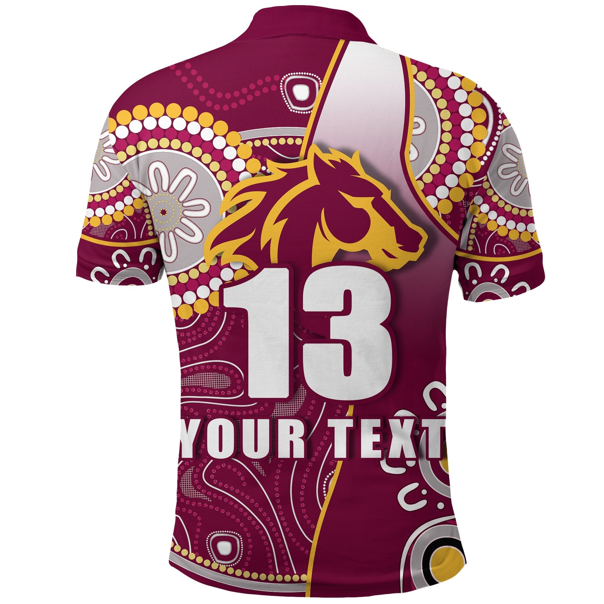 custom-personalised-broncos-indigenous-polo-shirt-brisbane-strong-custom-text-and-number
