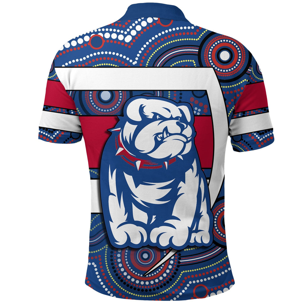 combo-polo-shirt-and-men-short-western-football-bulldogs-redamancy-indigenous-australian