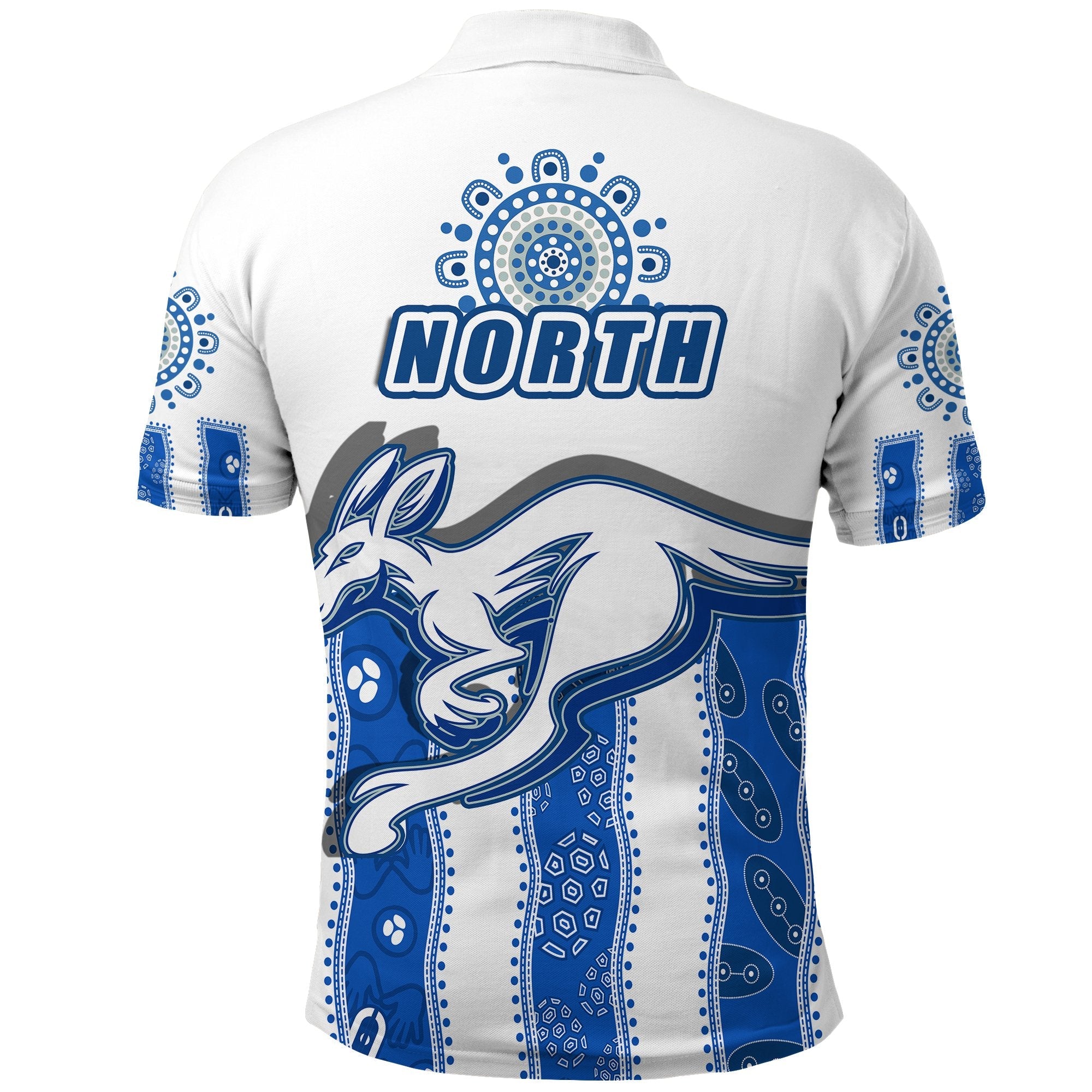 custom-personalised-melbourne-kangaroos-polo-shirt-indigenous-north-roos-white