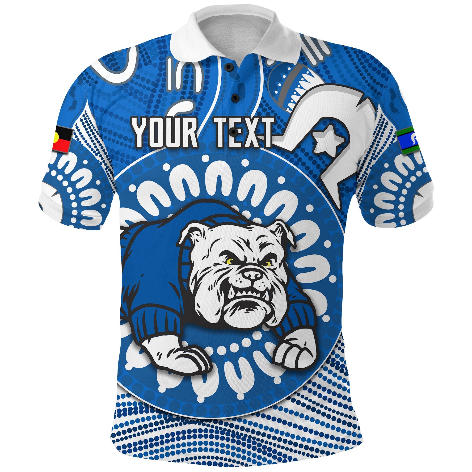 custom-personalised-bulldogs-naidoc-polo-shirt-indigenous-white
