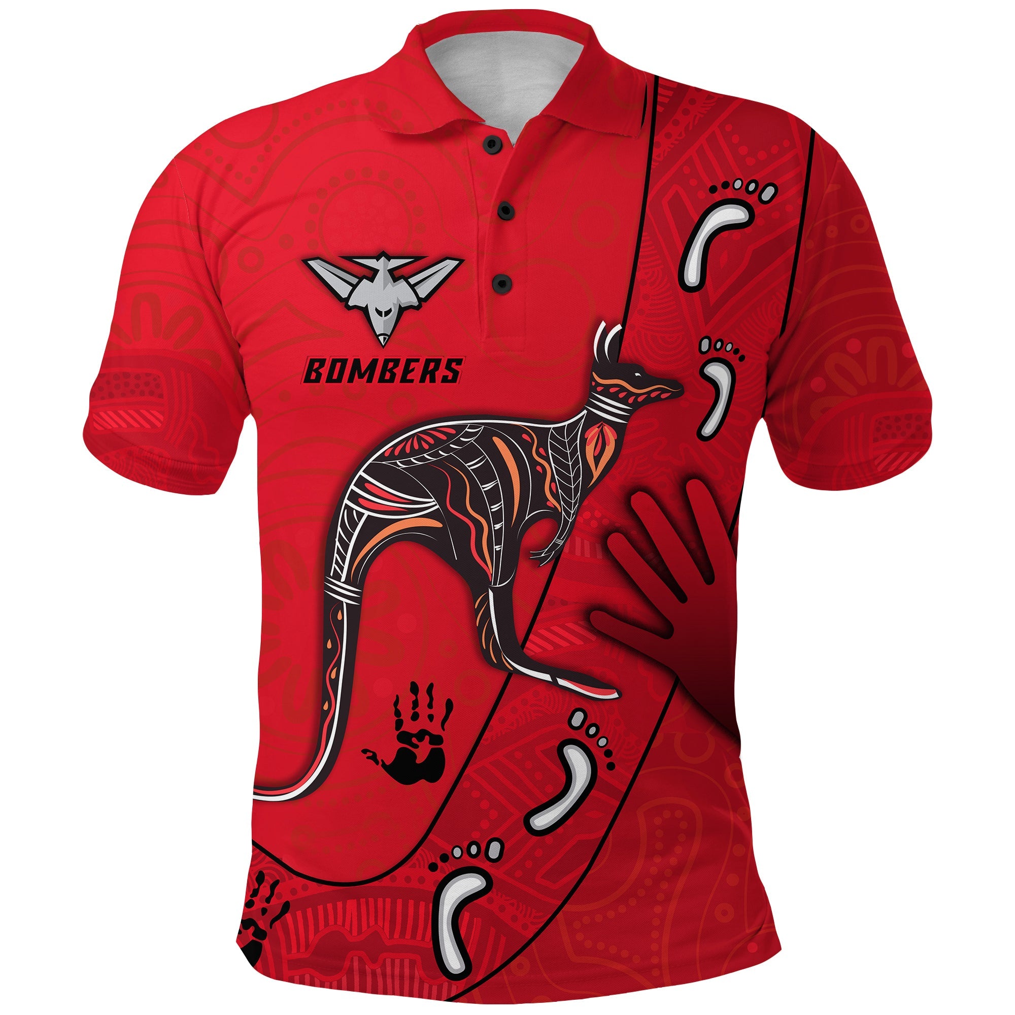 custom-personalised-bombers-indigenous-polo-shirt-essendon-for-life-custom-text-and-number