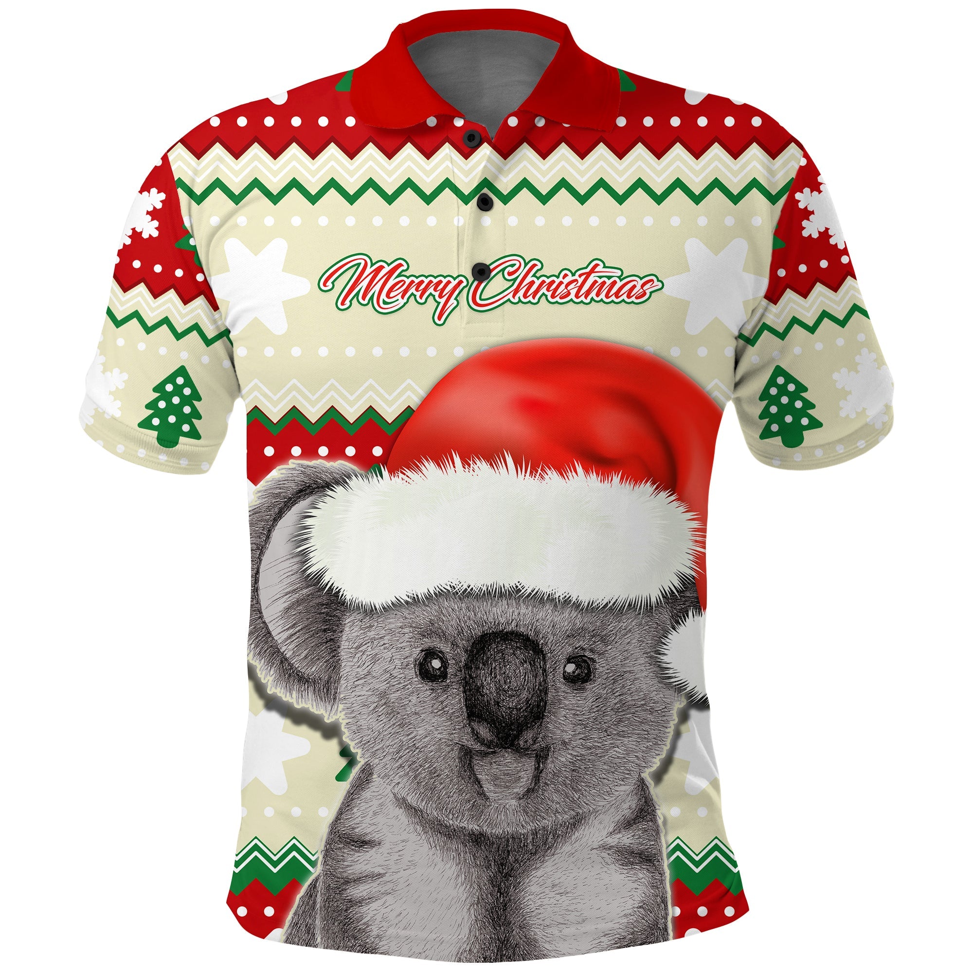 australia-merry-christmas-polo-shirt-koala-lovers