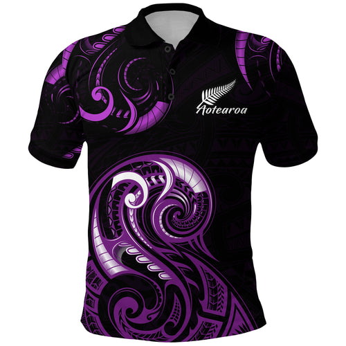 aotearoa-fern-polo-shirt-maori-pattern-version-purple