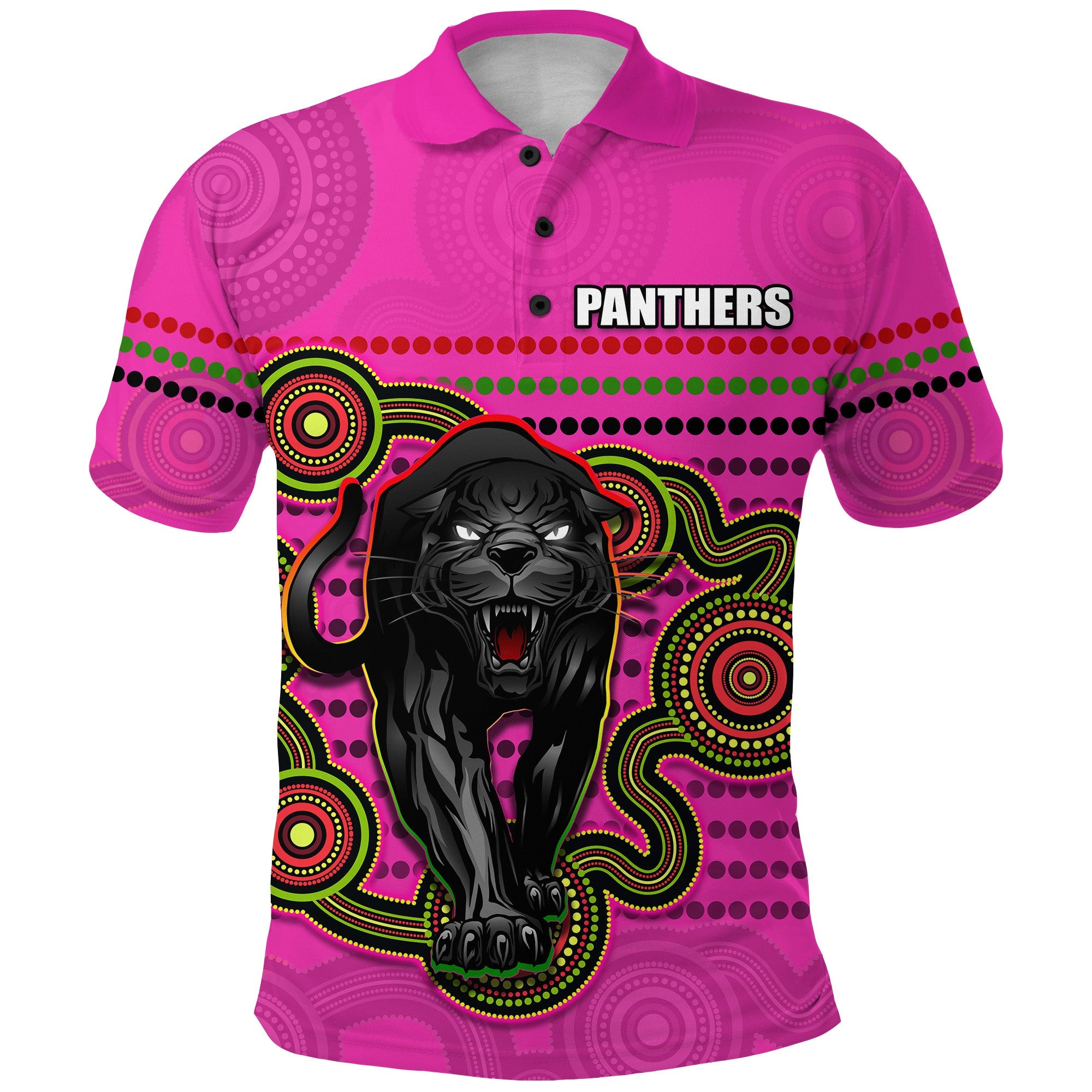 custom-personalised-panthers-indigenous-polo-shirt-version-pink-alternate