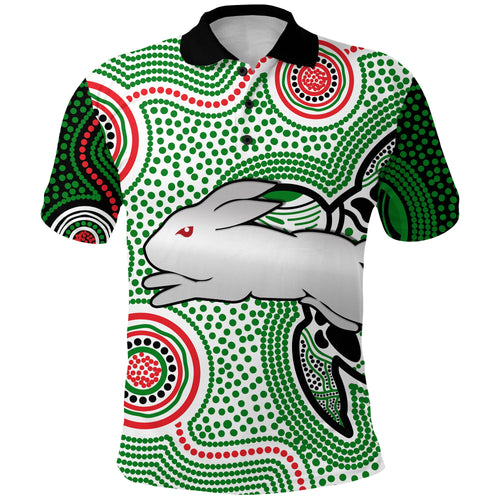 custom-personalised-rabbitohs-indigenous-polo-shirt-simple-white