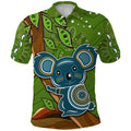 koala-climbing-tree-polo-shirt-aboriginal-aussie