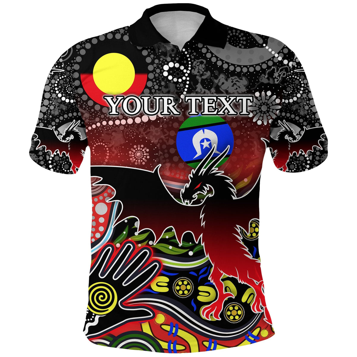 custom-personalised-color-dragons-polo-shirt-naidoc-week