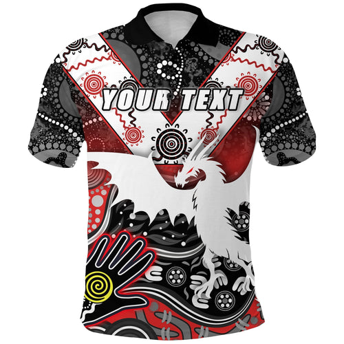 custom-personalised-white-dragons-polo-shirt-indigenous
