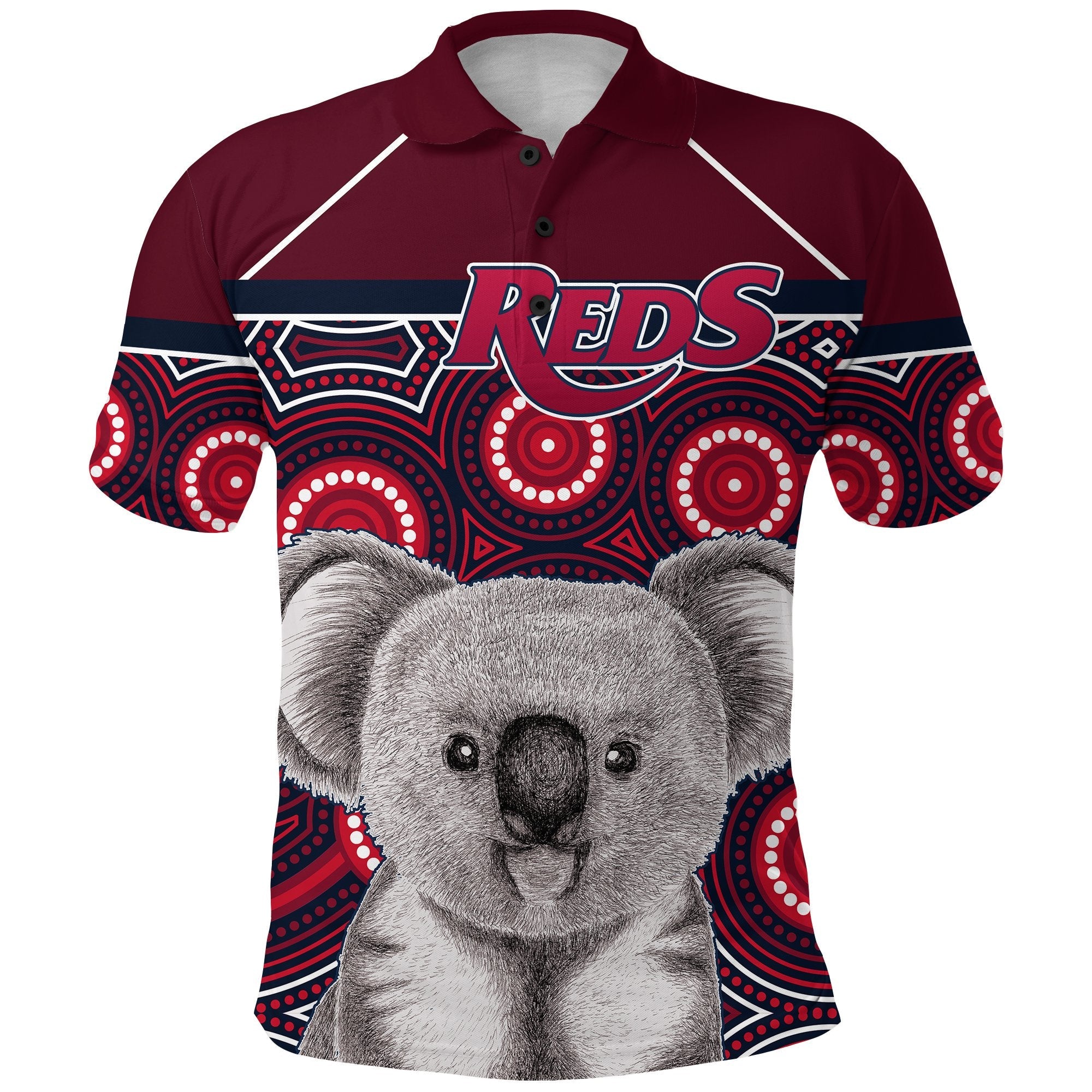 custom-personalised-reds-rugby-australian-polo-shirt-simple-indigenous-queensland-custom-text-and-number