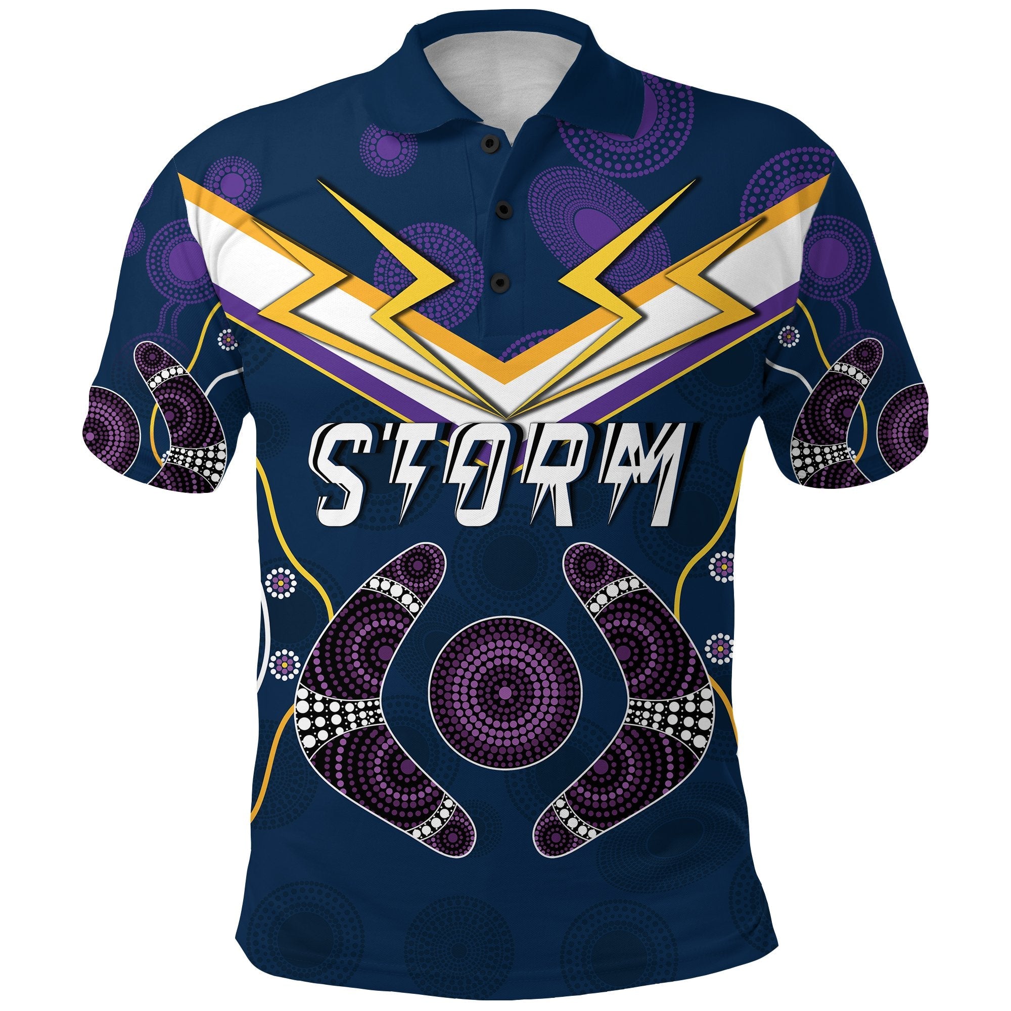 custom-personalised-storm-polo-shirt-melbourne-indigenous-champion-custom-text-and-number