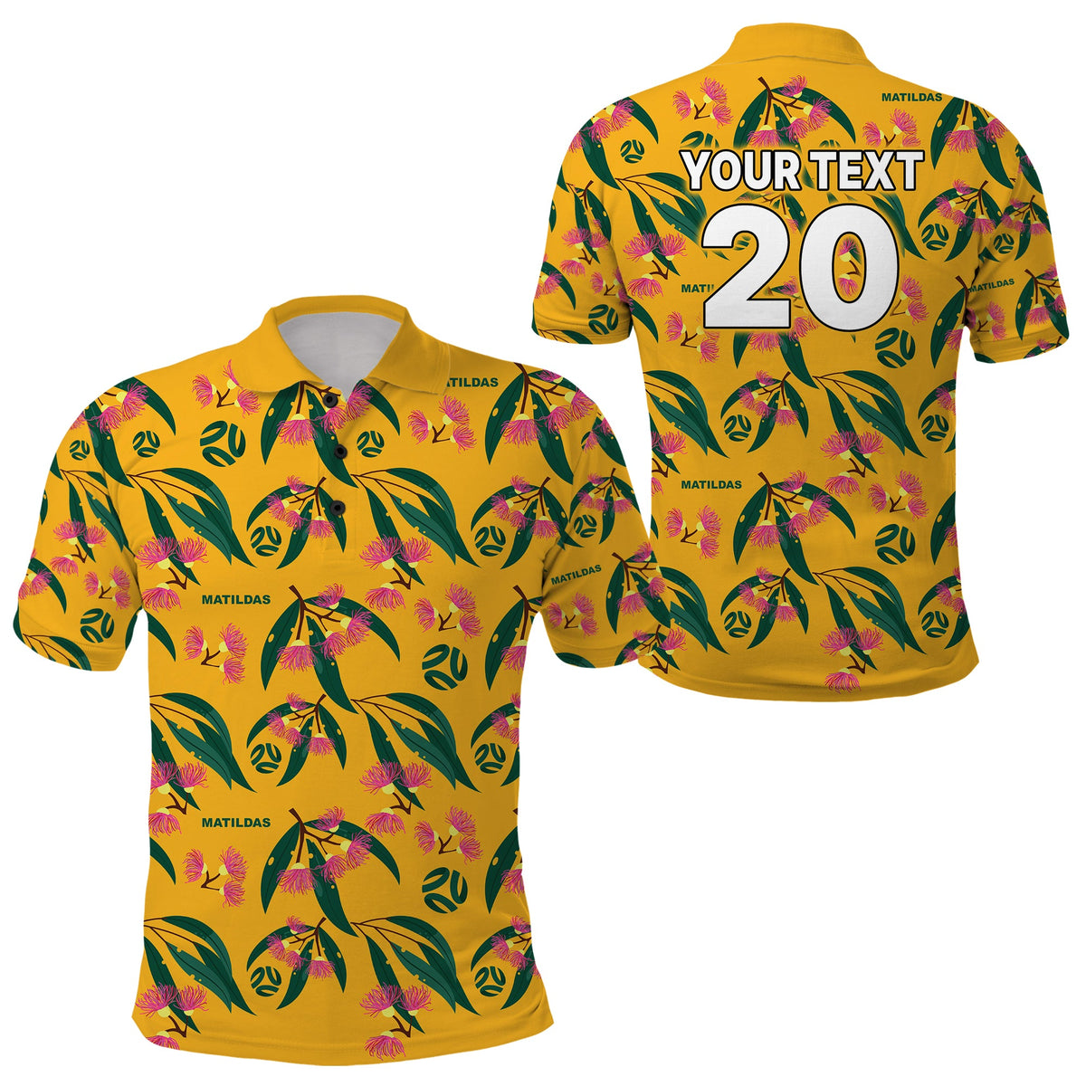 Custom Aussie Matildas Polo Shirt Football Australia 2023 Silver Princess Unique LT9