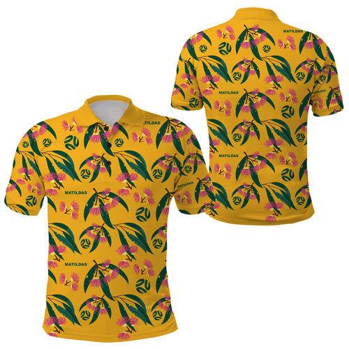Aussie Matildas Polo Shirt Football Australia 2023 Silver Princess Unique LT9